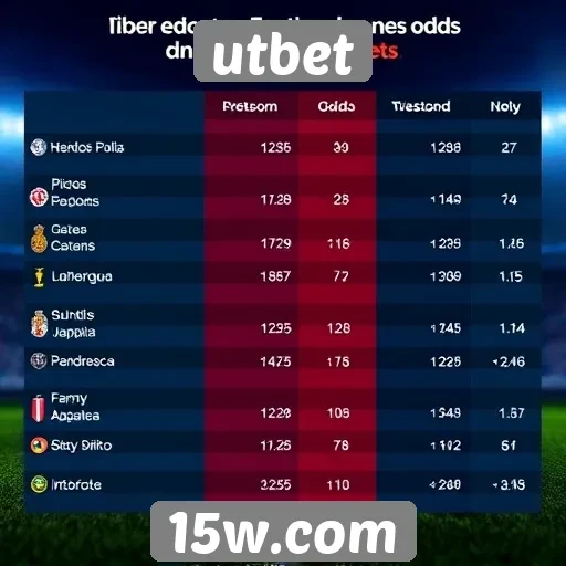 Comparativo de odds no Utbet e concorrentes